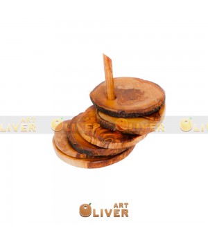 Rustic saucer with stand